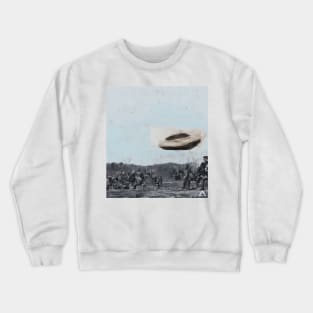 A UFO Landing in the Civil War Crewneck Sweatshirt